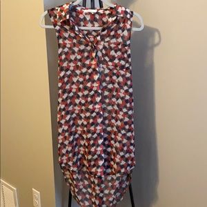 Red white & blue tank shirt/dress